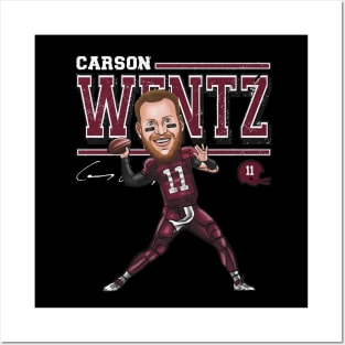 Carson Wentz Washington Cartoon Posters and Art